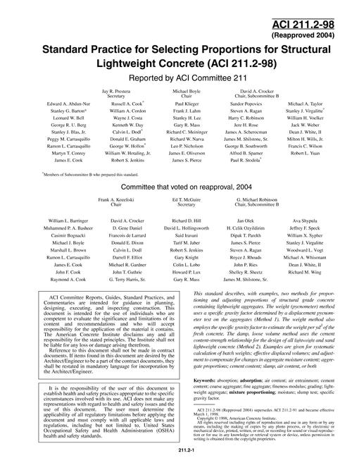ACI 211.2