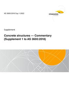 AS 3600 Sup 1:2022