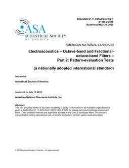 ASA S1.11 Part 2