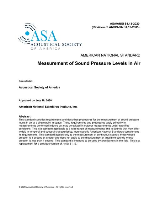 ASA S1.13