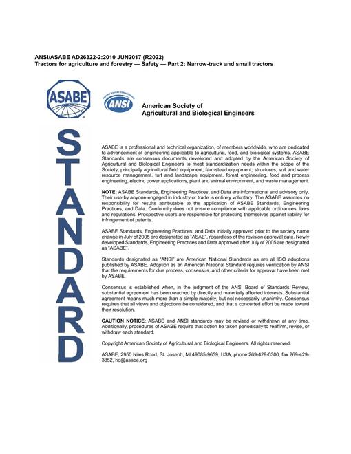 ASAE/ASABE AD26322-2
