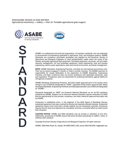 ASAE/ASABE AD4254-16