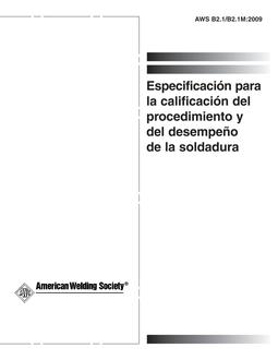 AWS B2.1/B2.1M SPANISH