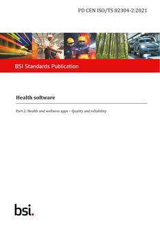 BS PD CEN ISO/TS 82304-2