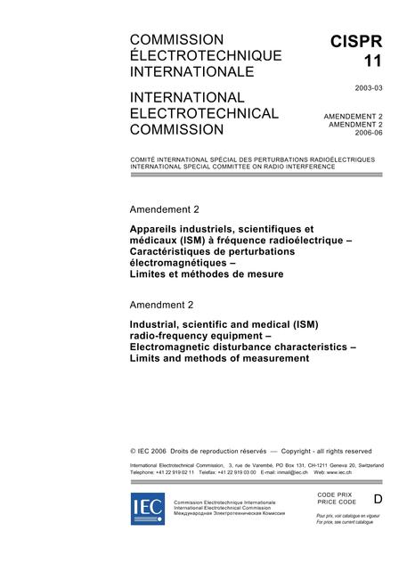 CISPR 11 Amd.2 Ed. 4.0 b
