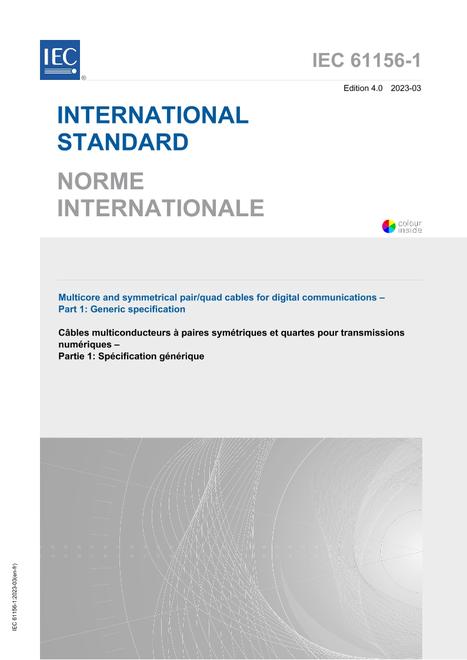 IEC 61156-1 Ed. 4.0 b