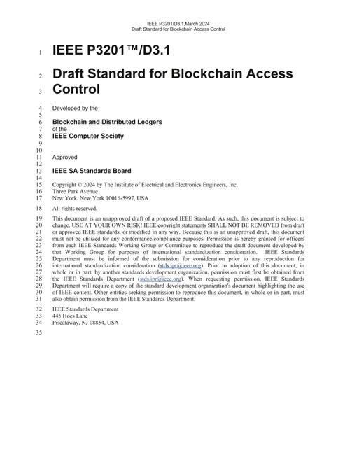 IEEE P3201