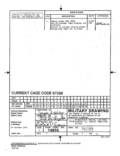 MIL DESC 76035C