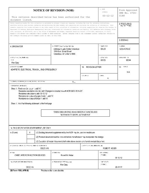 MIL DESC 90044 Notice A - Revision