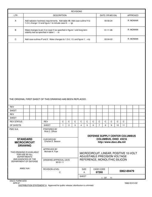 MIL DSCC 5962-89479C