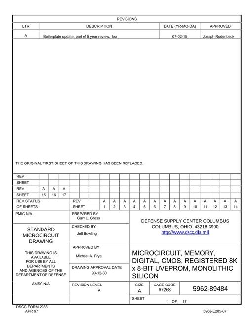 MIL DSCC 5962-89484A
