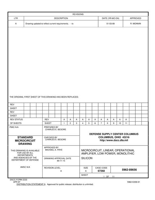 MIL DSCC 5962-89656A