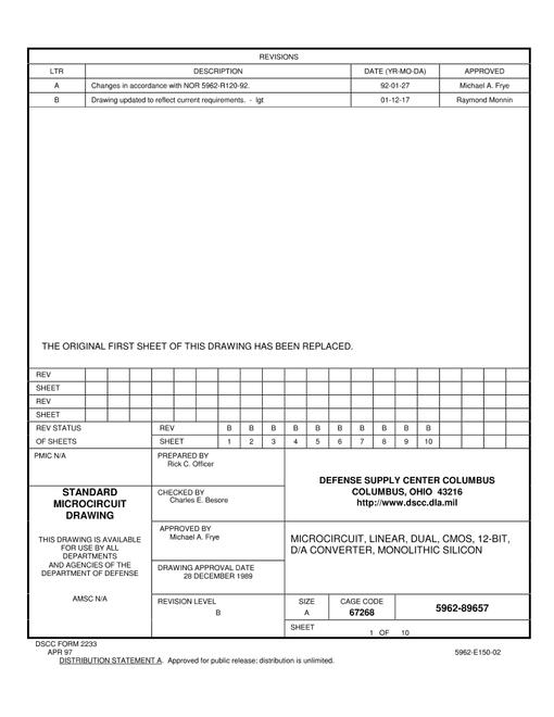 MIL DSCC 5962-89657B
