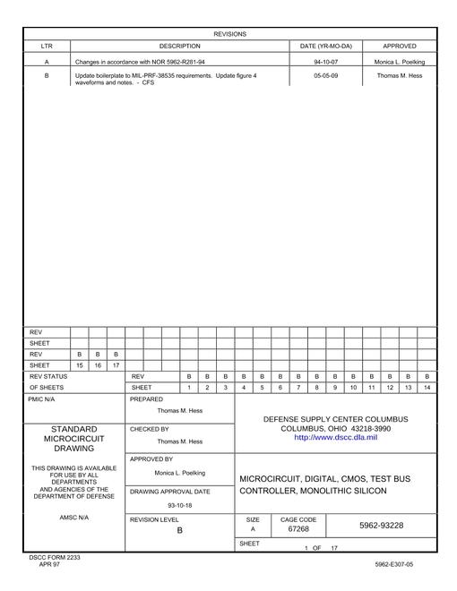 MIL DSCC 5962-93228B