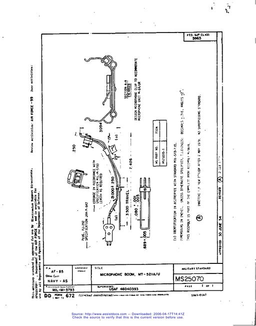 MIL MS25070A
