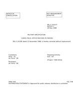 MIL MIL-C-10101F Notice 1 - Cancellation
