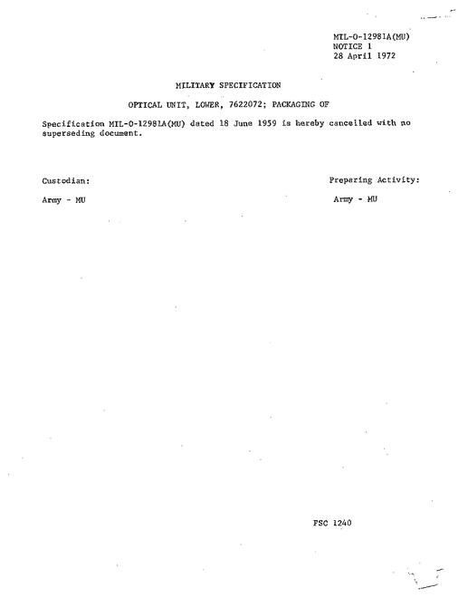 MIL MIL-C-25/2E Amendment 2