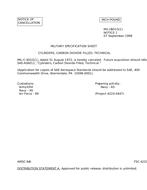MIL MIL-C-601G Notice 1 - Cancellation