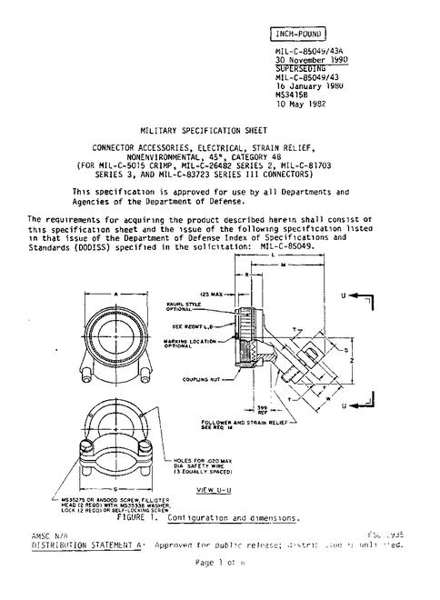MIL MIL-C-85049/43A