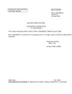 MIL MIL-C-85638 Notice 1 - Inactivation