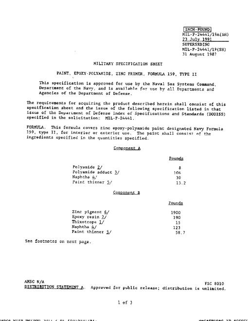 MIL MIL-DTL-24441/19B