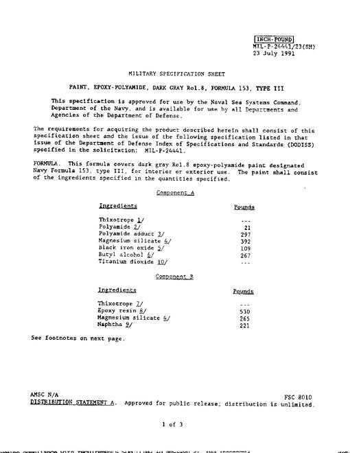 MIL MIL-DTL-24441/23A