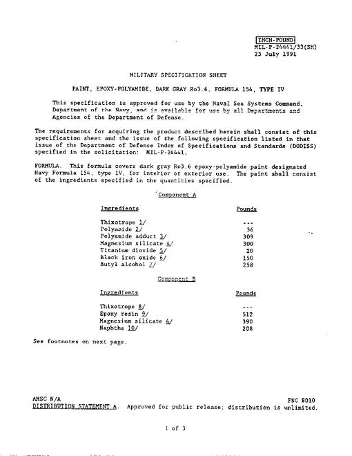 MIL MIL-DTL-24441/33A