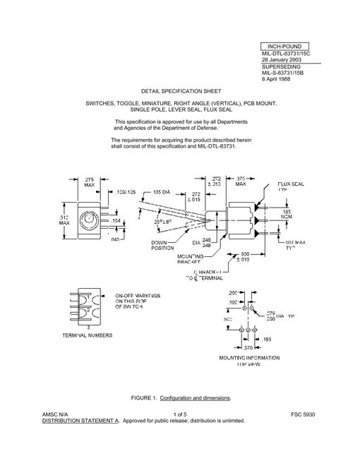 MIL MIL-DTL-83731/15C