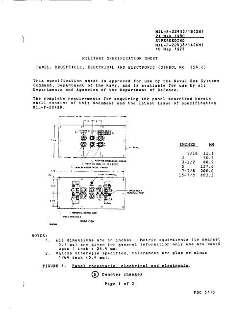 MIL MIL-P-22438/1B