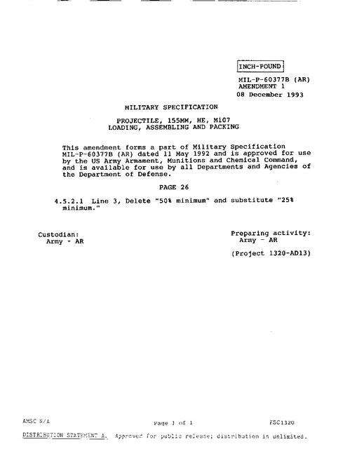 MIL MIL-P-60377B Amendment 1