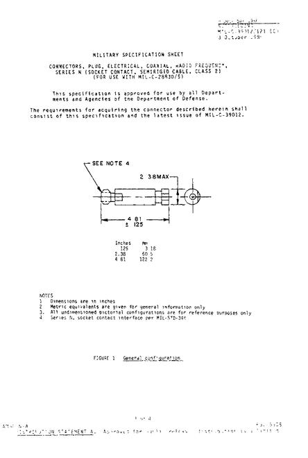MIL MIL-PRF-39012/121A