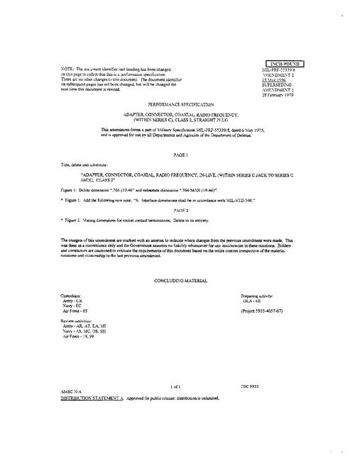 MIL MIL-PRF-55339/8 Amendment 2