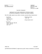 MIL MIL-STD-1209B Notice 1 - Cancellation