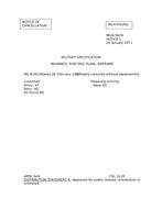 MIL MIL-B-5629 Notice 1 - Cancellation