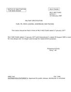 MIL MIL-F-48172 Notice 1 - Inactivation
