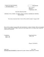 MIL MIL-G-20473B Notice 2 - Inactivation