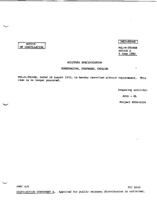 MIL MIL-H-35044B Notice 2 - Cancellation
