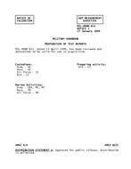 MIL MIL-HDBK-831 Notice 1 - Validation