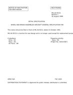 MIL MIL-W-5013L Notice 1 - Inactivation