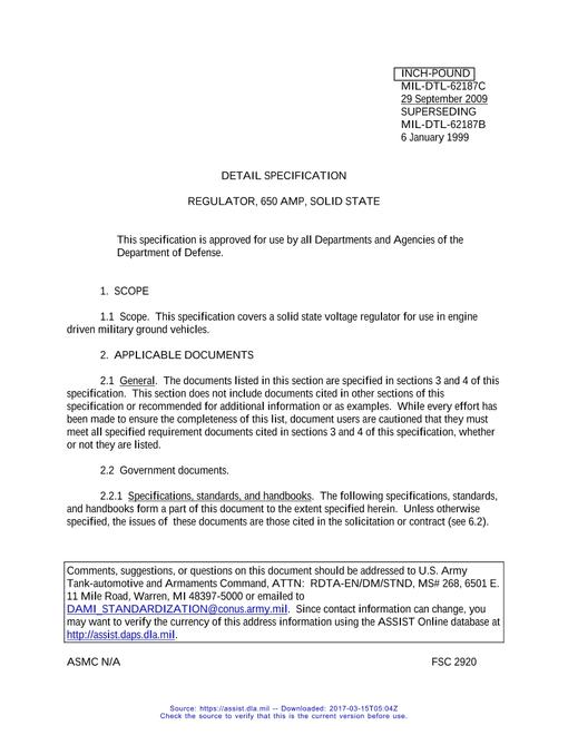 MIL MIL-DTL-62187C