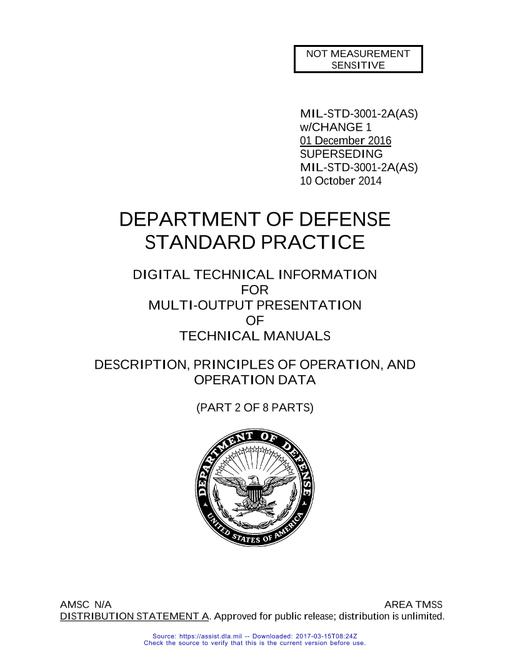 MIL MIL-STD-3001-2A Change 1 (change incorporated)