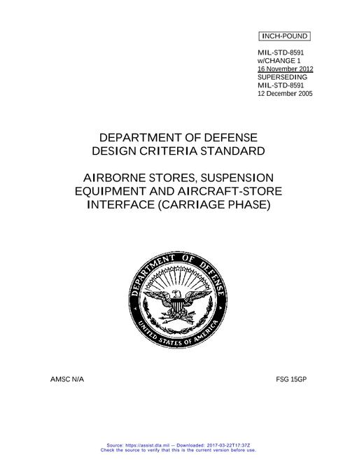 MIL MIL-STD-8591 Change 1 (change incorporated)