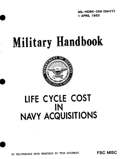 MIL MIL-HDBK-259