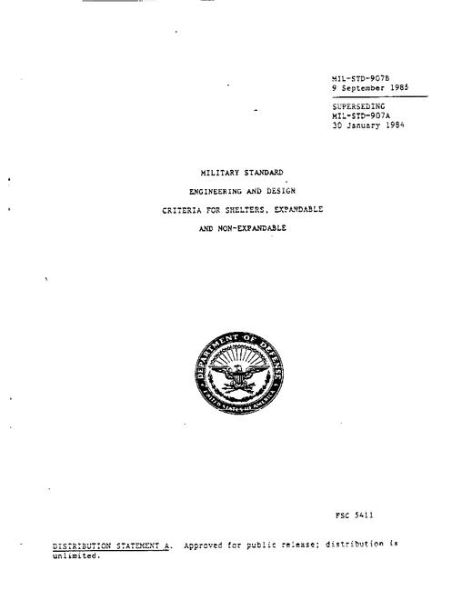 MIL MIL-STD-907B