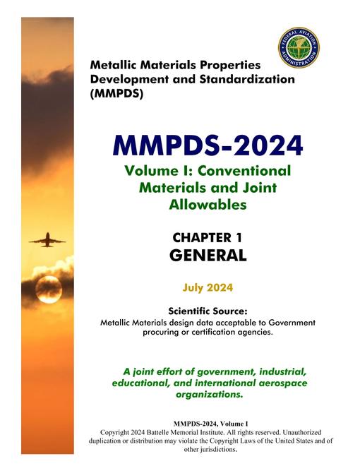 MMPDS-2024 Volume I Chapter 1