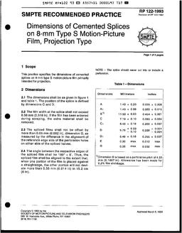 SMPTE RP 122