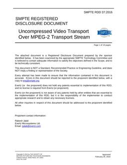 SMPTE RDD 37